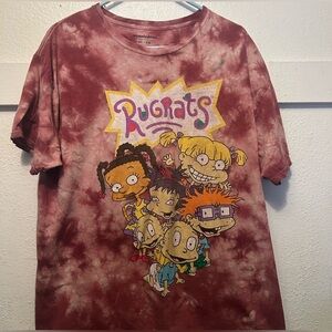 Vintage Nickelodeon Rugrats  Tie-Dye T-Shirt (Women)